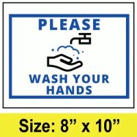 Please Wash Your Hands Labels