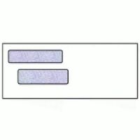 3 11/16" x 8 3/4" Double Window Envelopes  (SS)