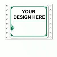 Green Colored Border Arrow Label (CLJML-13)