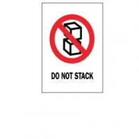 "DO NOT STACK" Label 