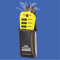 Black Colored Tag Holder