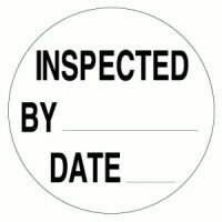 "INSPECTED BY DATE"