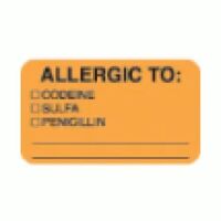 ALLERGY Alert Labels