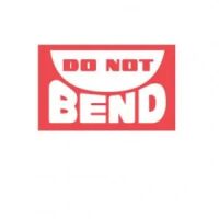 "DO NOT BEND" Label 