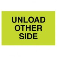 "UNLOAD OTHER SIDE" Label 