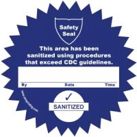 Hotel Safety Seal Labels