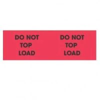 "DO NOT TOP LOAD" Label 