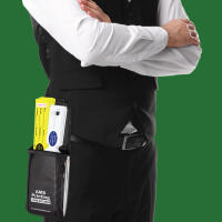 Brown Colored Tag Holder
