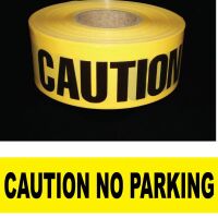 Caution No Parking Barricade Tape