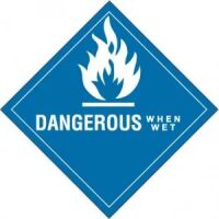 "DANGEROUS WHEN WET" - D.O.T. Labels   
