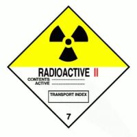 "RADIOACTIVE II 7" - D.O.T. Label   
