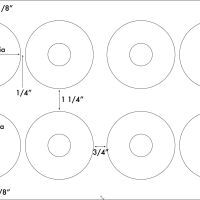 3 3/4" Diameter