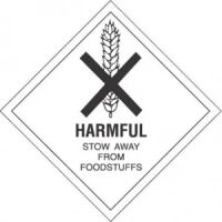 "Harmful Stow Away From Foodstuffs"- D.O.T. Label 