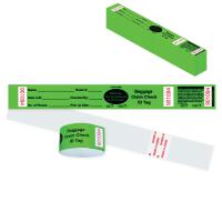 Bag Identification Tags with Transfer Tape - Green