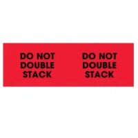 "DO NOT DOUBLE STACK" Label 