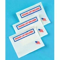 US Flag Packing List Enclosed Envelopes 5.5x10