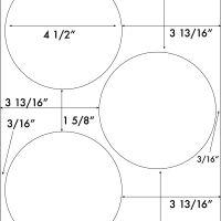 4 1/2" Diameter