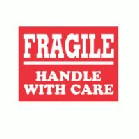"FRAGILE HANDLE WITH CARE" Label    