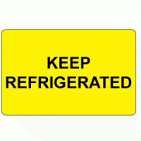 "Keep Refrigerated" Label  