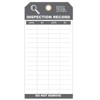 Weatherproof Plastic Inspection Tags