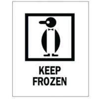 "KEEP FROZEN" Label 