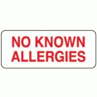 ALLERGY Alert Labels