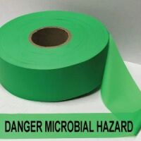 Danger Microbial Hazard Do Not Enter, Fi. Green 