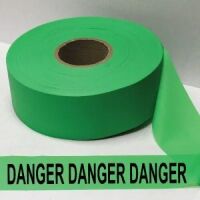 Danger Danger Danger Tape, Fl. Green