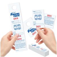 Parking & Claim Check Tags, White, 2 1/2\
