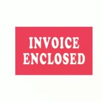 "Invoice Enclosed" Label 