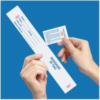 Bag Identification Tags with Transfer Tape