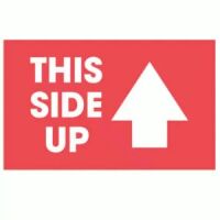 "This Side Up" Arrow Label 