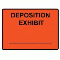 Legal Exhibit Labels