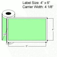 4" x 6" Thermal Transfer Labels on Rolls, Perf  