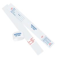 Bag Identification Tags with Transfer Tape