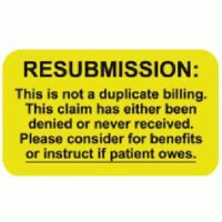 Insurance Patient Responsibility Labels