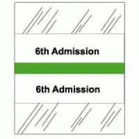 Admission Index Tabs