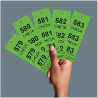 Coat Check Tags