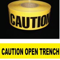 Caution Open Trench Tape