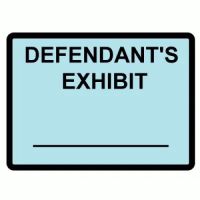 Legal Exhibit Labels