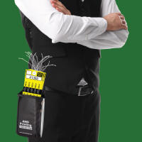 Brown Colored Tag Holder