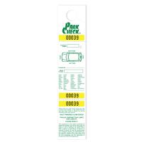 Parking & Claim Check Tags, White, 2 1/2" x 12"
