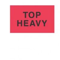 "TOP HEAVY" Label 