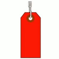 #1 Fluorescent Pre-Wired Tags (2 3/4\