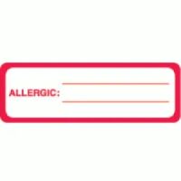 ALLERGY Alert Labels