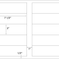 7 1/2" x 2"