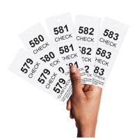 Coat Check Tags
