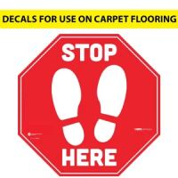 Social Distance Carpet Decals