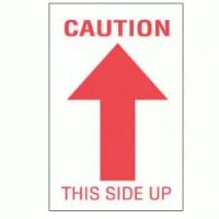 "Caution This Side Up" Arrow Label 