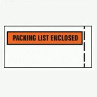 "Packing List Enclosed Envelopes" 5.5" x 10"